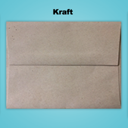 Colored Blank A7 Envelope