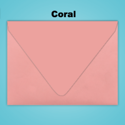 Colored Printed A7 Envelope