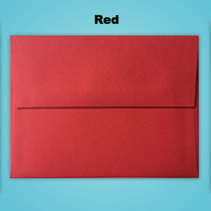 Colored Blank A7 Envelope